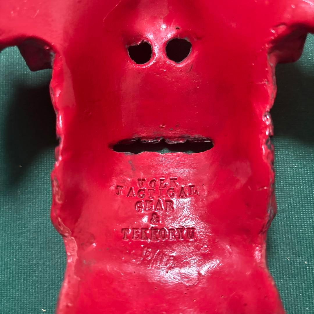 VOLK TACTICAL GEAR 鉄虎竜オーガマスク 赤 サバゲー