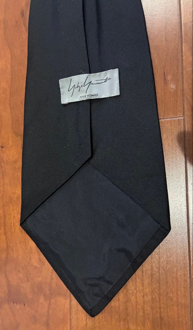 希少 Yohji yamamoto 93awネクタイ 坂本龍一　黒