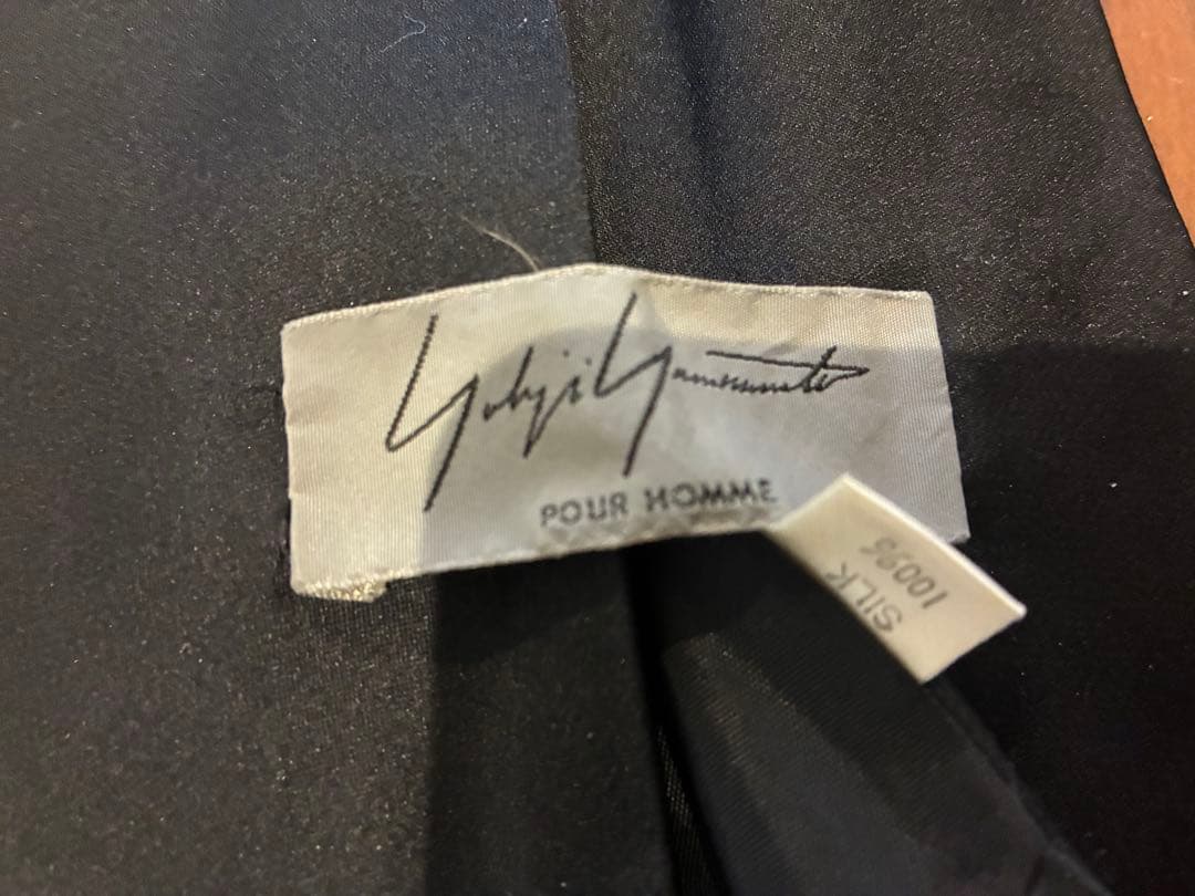 希少 Yohji yamamoto 93awネクタイ 坂本龍一　黒