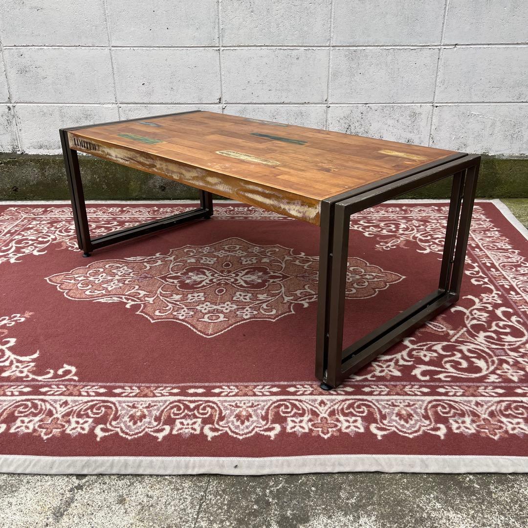 ジャーナルスタンダードファニチャー◾️木製天板 ローテーブル