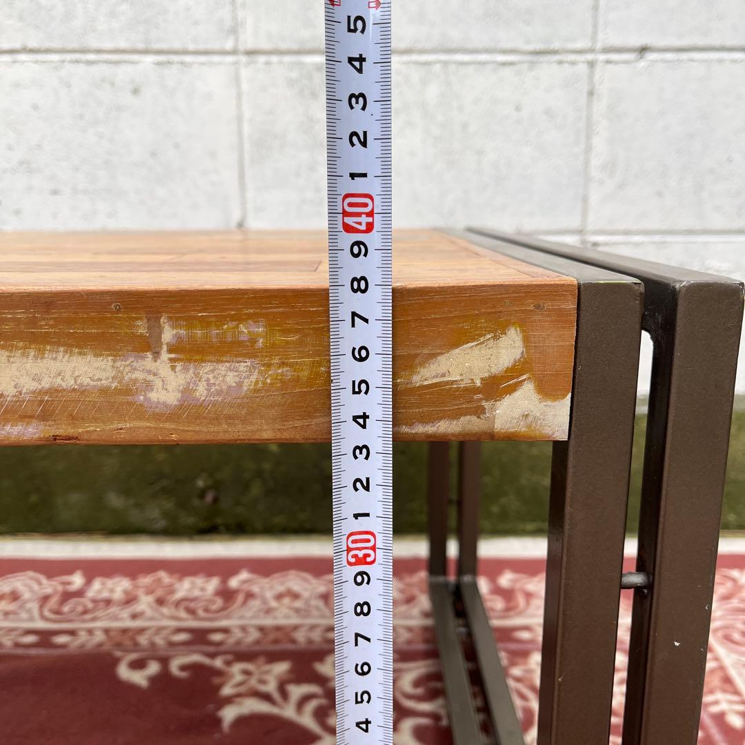 ジャーナルスタンダードファニチャー◾️木製天板 ローテーブル