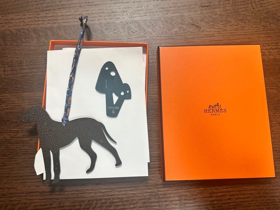 値下げ依頼可※HERMES プティアッシュチャーム　ダルメシアン