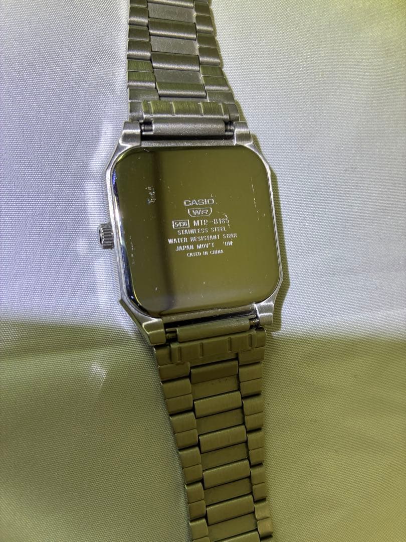 CASIO カシオ MTP-B185D-7A シルバー チープカシオ 日本未発売