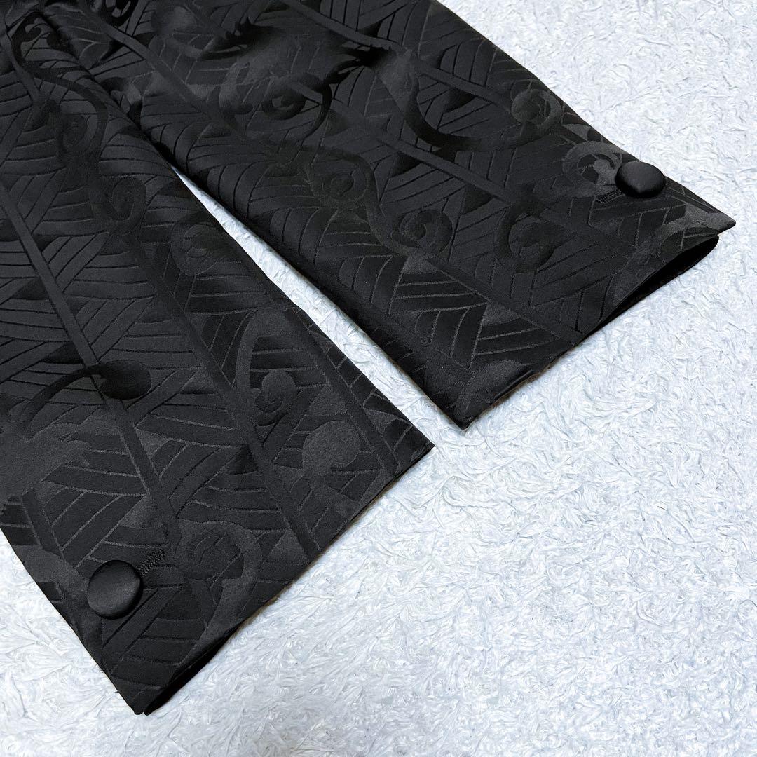 新品同様✨ヴェルサーチ コレクション ジャガード総柄 タキシードジャケット 52