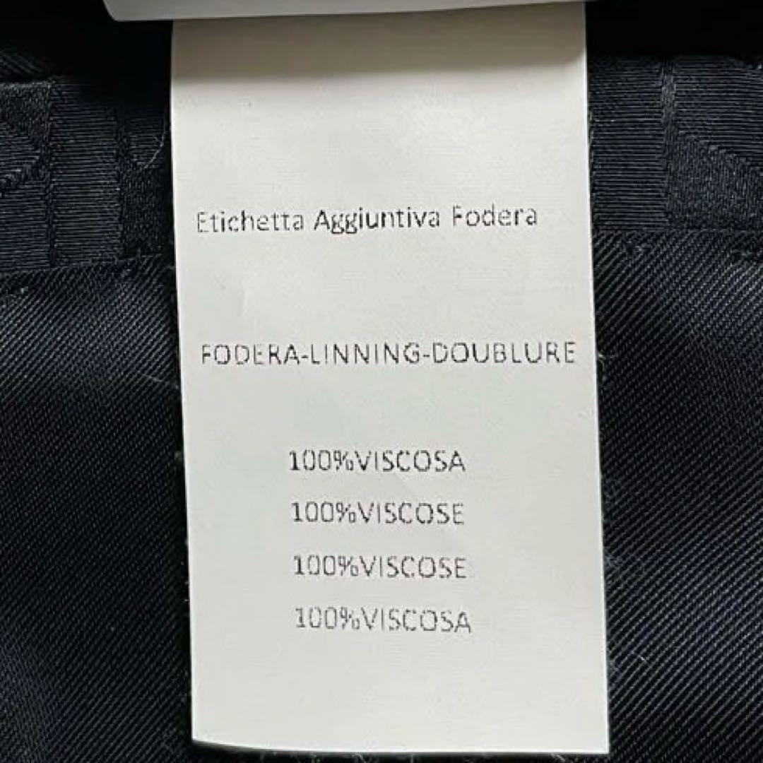 新品同様✨ヴェルサーチ コレクション ジャガード総柄 タキシードジャケット 52