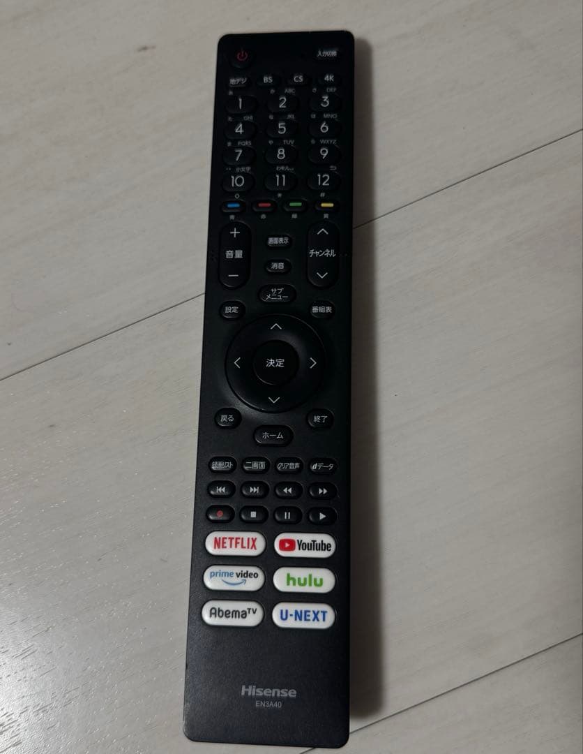 カタツムリ　65インチ 液晶　65S6E EN3A40