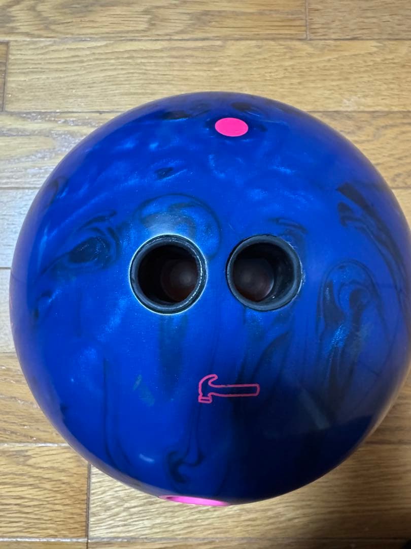 BLACK WIDOW マニア　15ポンド　ボウリングボール　シャミー付き