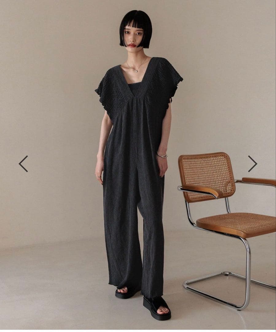 ★たまこ★ローリーズファーム　ヨウリユウシャーリングサロペット　L