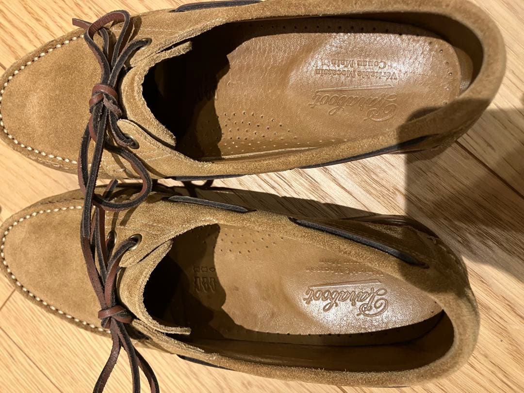 パラブーツ　バース　6/ ベージュ スエード　美品