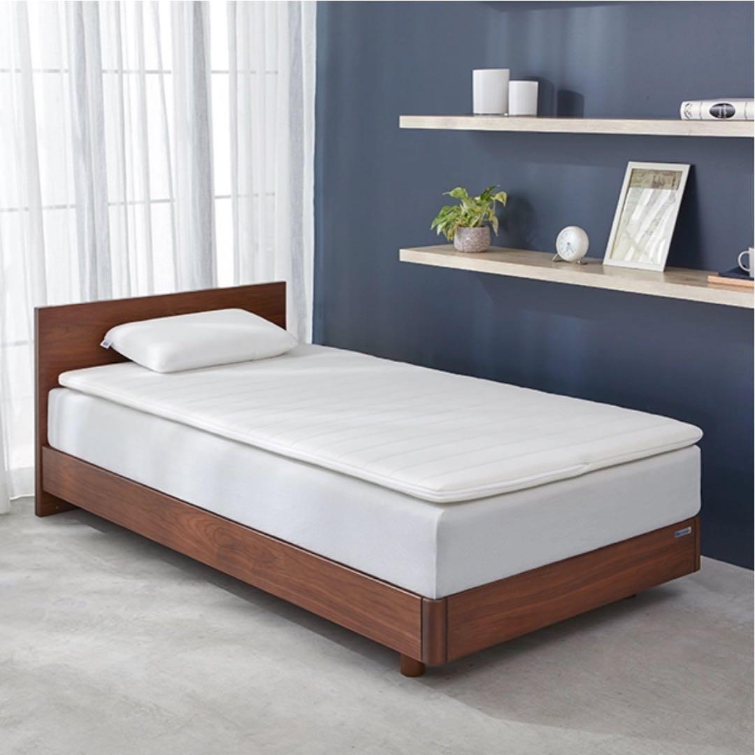 美品⭐︎エアウィーヴ スマート 02 ダブル　マットレス 肩の部分が柔らかい