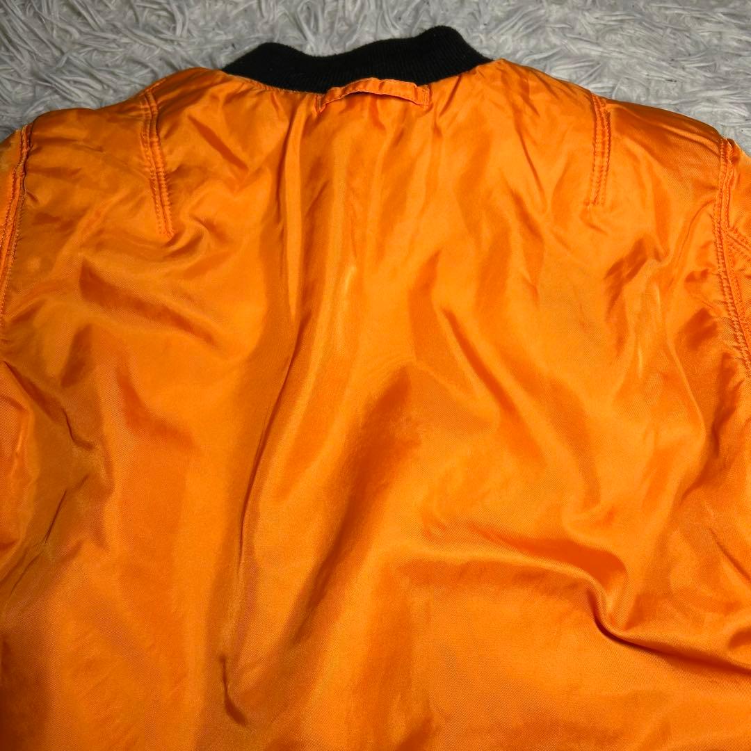 90s alpha industries ma-1 フライトジャケット　ブラック