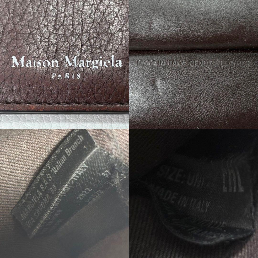 入手困難 2022年製⭐️メゾンマルジェラ マネークリップ レザー ブラウン
