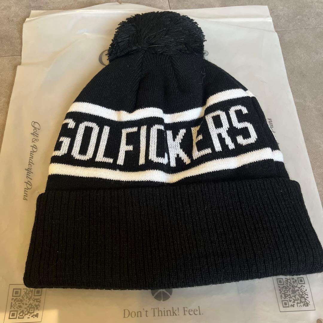 Golfickers ニット帽 ポンポン付き