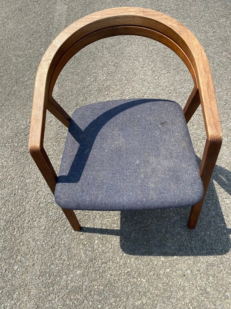 宮崎椅子　UUチェア　布張り　ネイビー　１脚