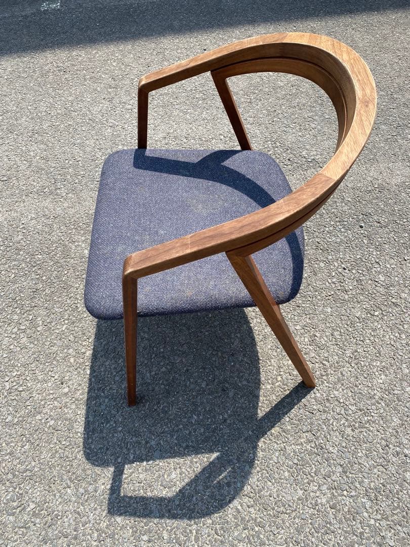 宮崎椅子　UUチェア　布張り　ネイビー　１脚