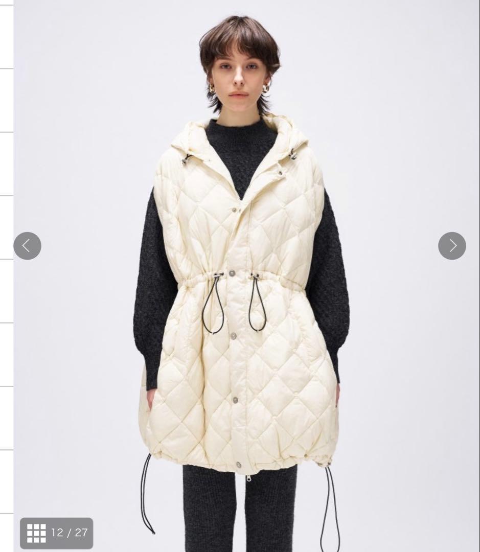 YUI新品タグ付　TAION 【洗える】シティ　ダウンケープ　今季完売品