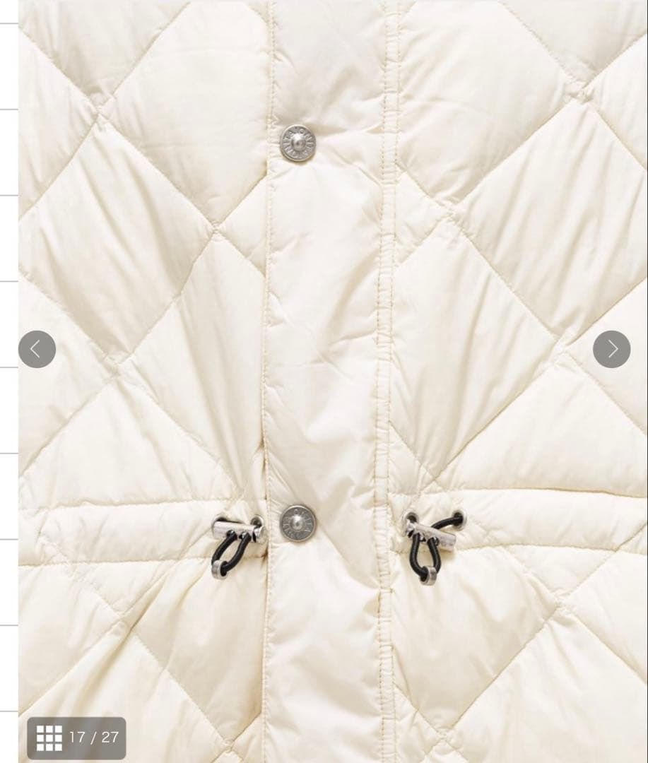 YUI新品タグ付　TAION 【洗える】シティ　ダウンケープ　今季完売品