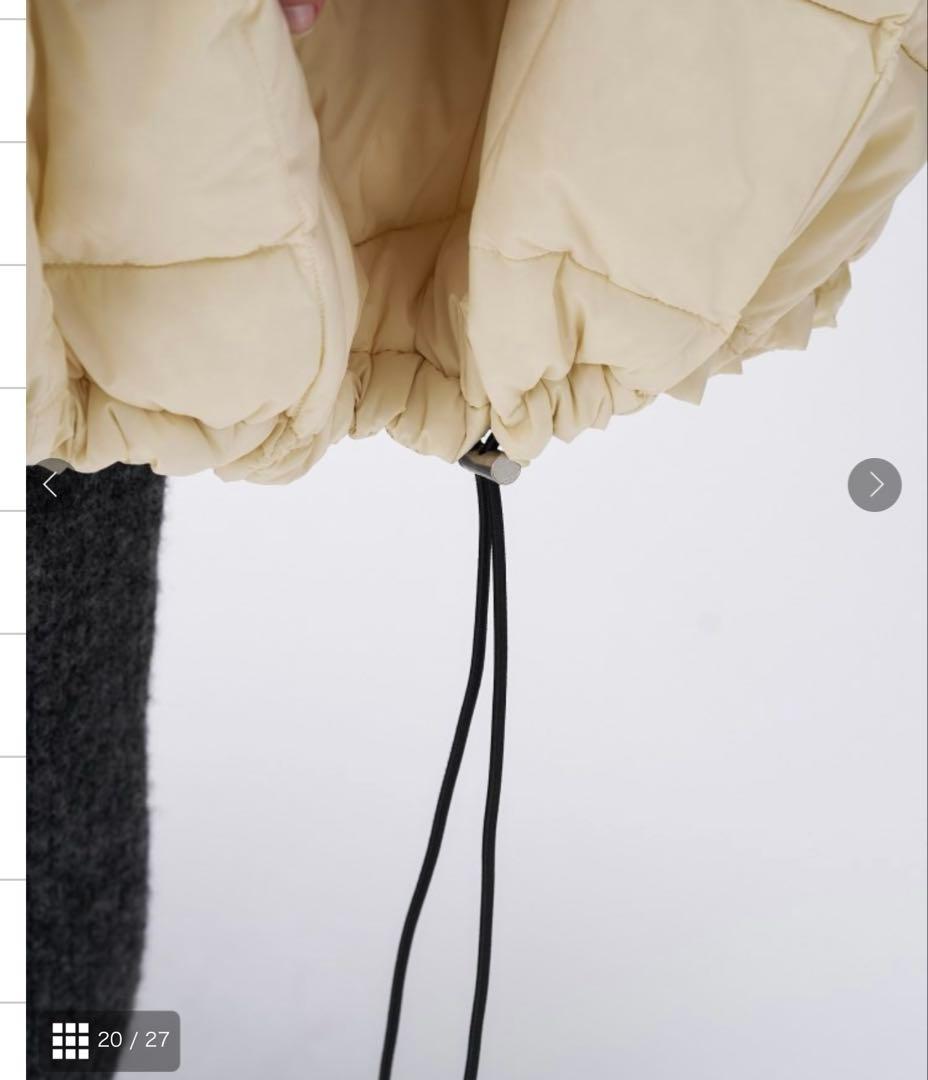 YUI新品タグ付　TAION 【洗える】シティ　ダウンケープ　今季完売品