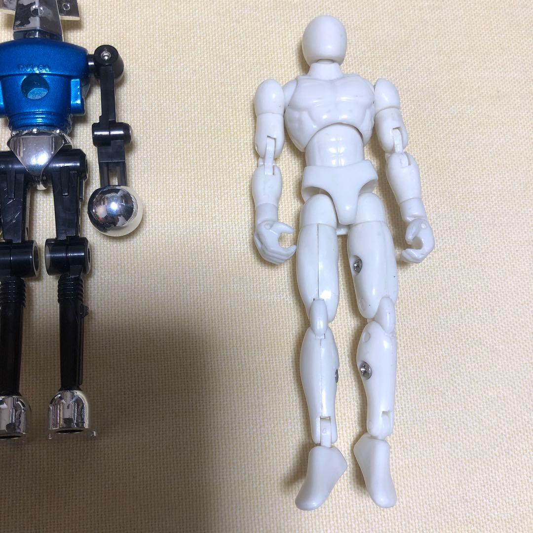 （ジャンク）ミクロマン　アクロイヤー　レッドスター　シルバースター　ブルースター