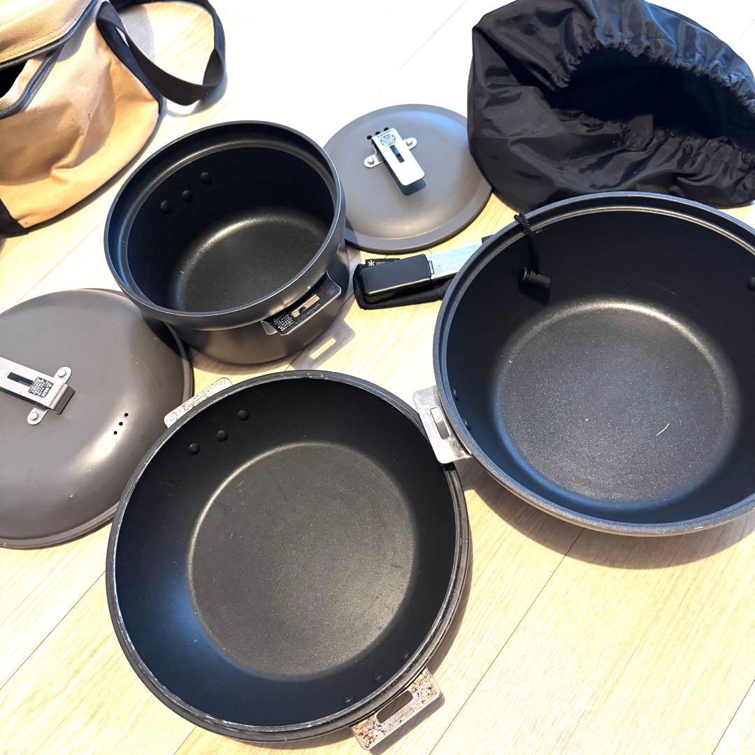 スノーピーク パンクッカー ダッチオーブン収納ケースセット  peak