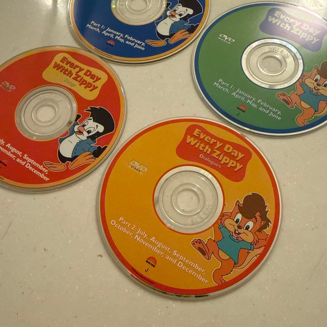 ディズニー英語 Every Day With Zippy DVD4枚