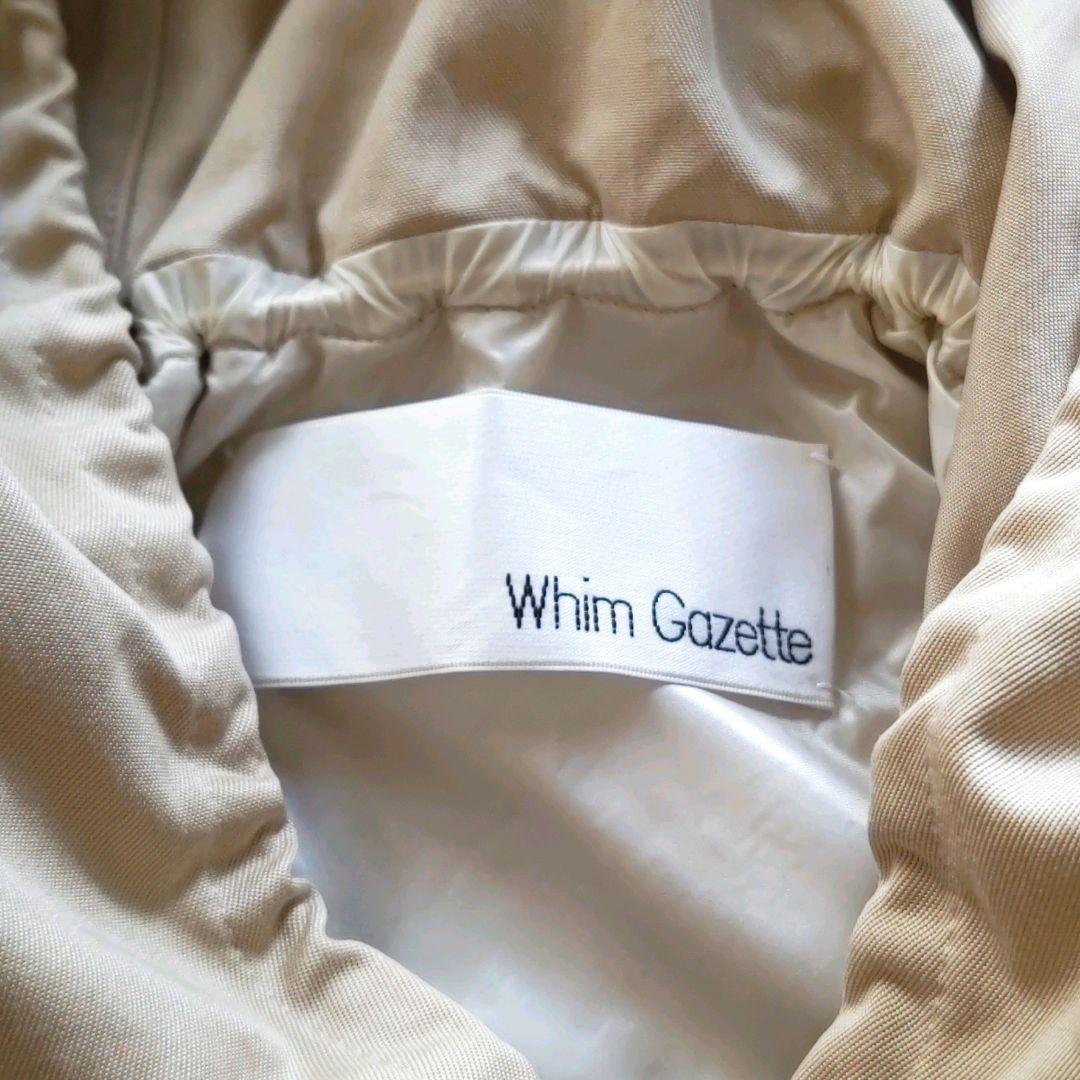 ウィムガゼット フーデッドブルゾン　日本製　ベージュ　フリー