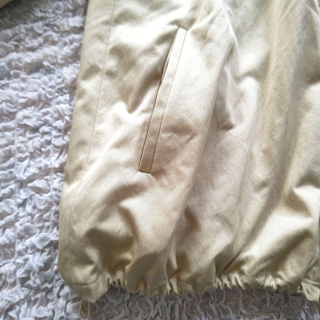 ウィムガゼット フーデッドブルゾン　日本製　ベージュ　フリー