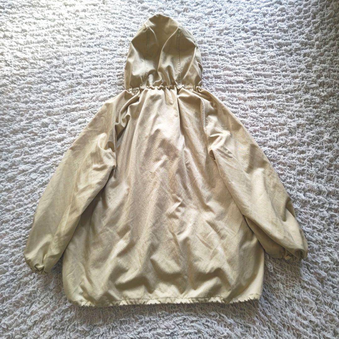 ウィムガゼット フーデッドブルゾン　日本製　ベージュ　フリー
