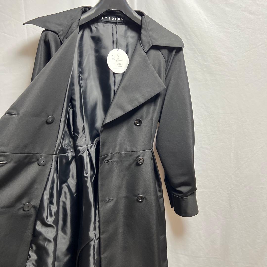 SYSORUS akko3839 ドレストレンチコート 31160 ブラック