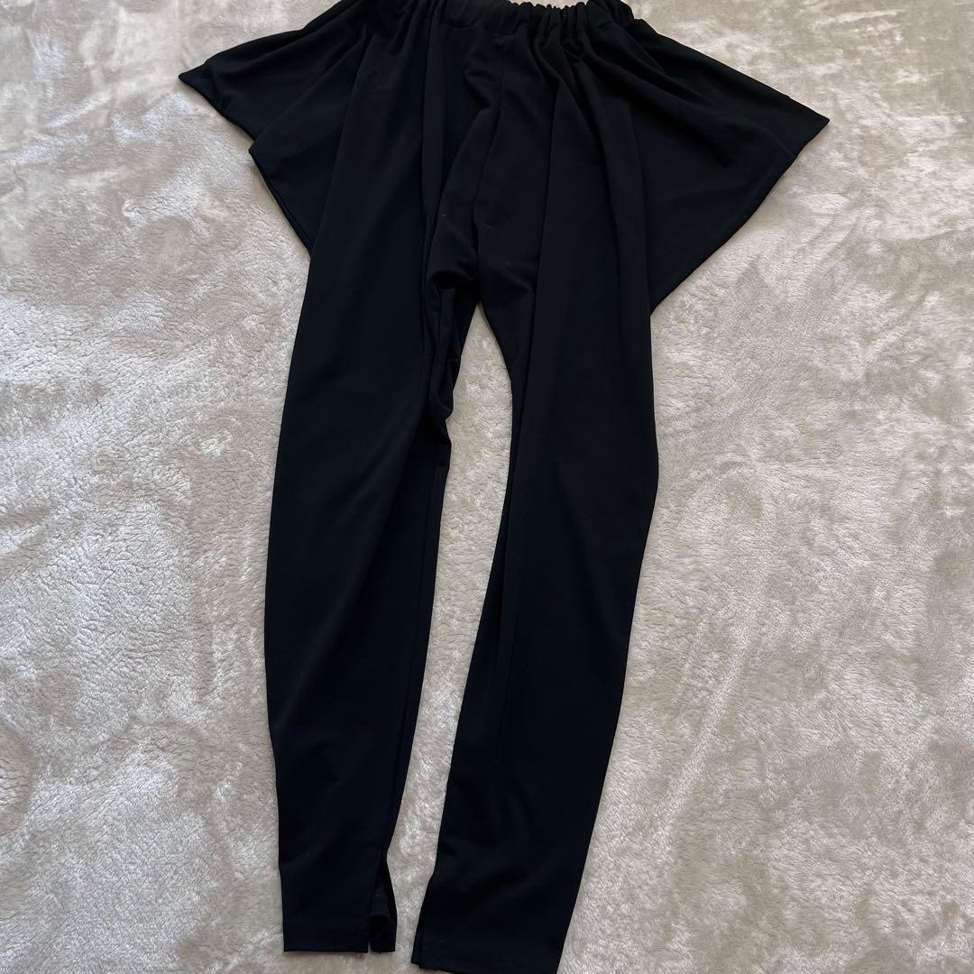 美品　リミフゥ　ヨウジヤマモト　変形　ストレッチ　パンツ　黒