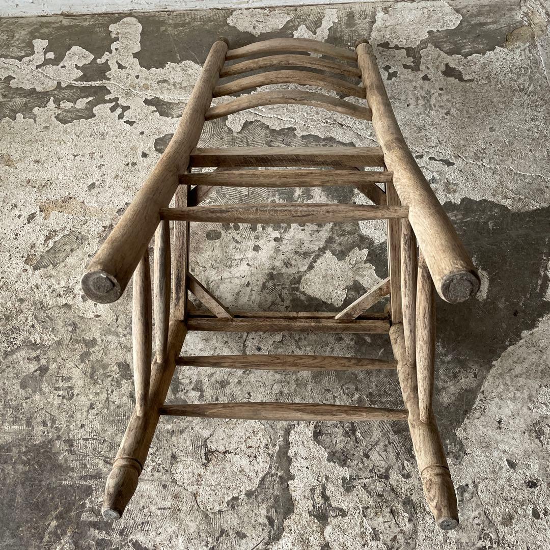 SUMMER SALE 7/4〜7/31 ダイニング藁チェア　剥離　no2