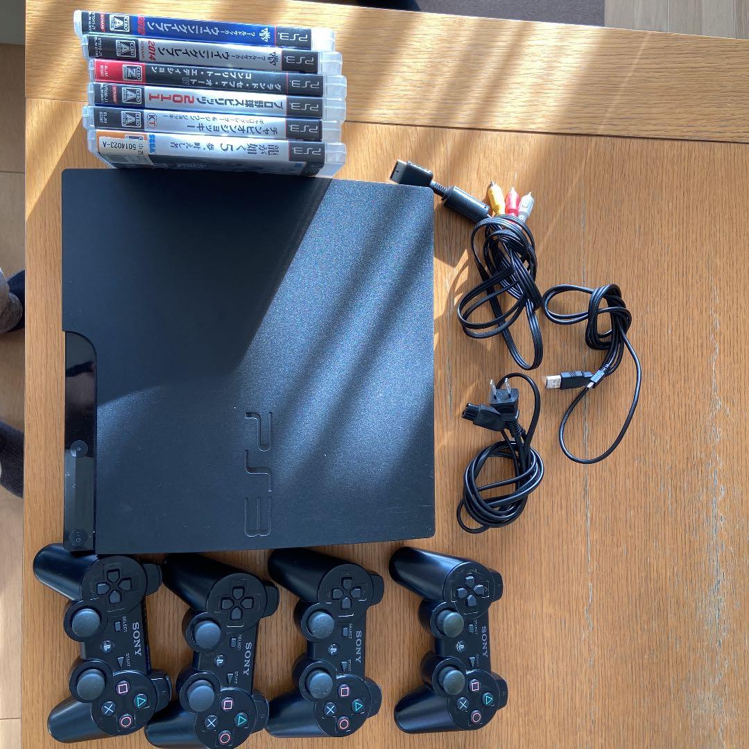 PlayStation3 CECH-3000A プレステーション3 ソフト6本付