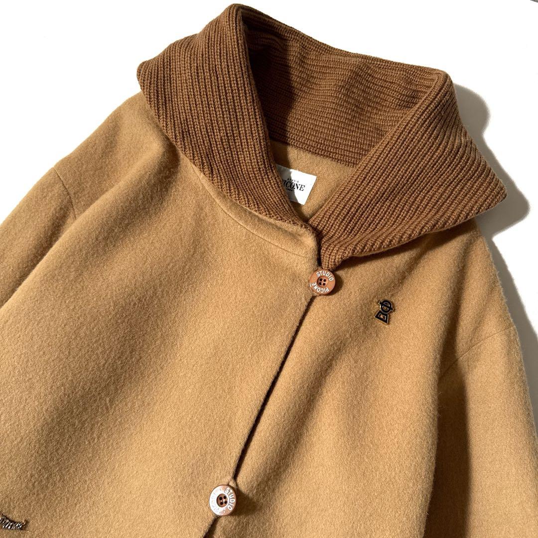 ピッコーネ ウールフーデッドコート 大きいサイズ