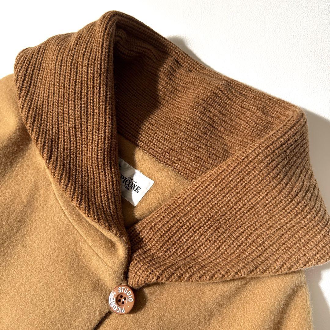 ピッコーネ ウールフーデッドコート 大きいサイズ