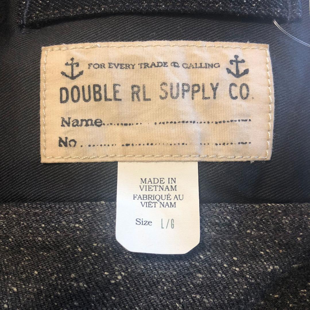 新品 RRL Black Denim Shawl Collar Jump JK