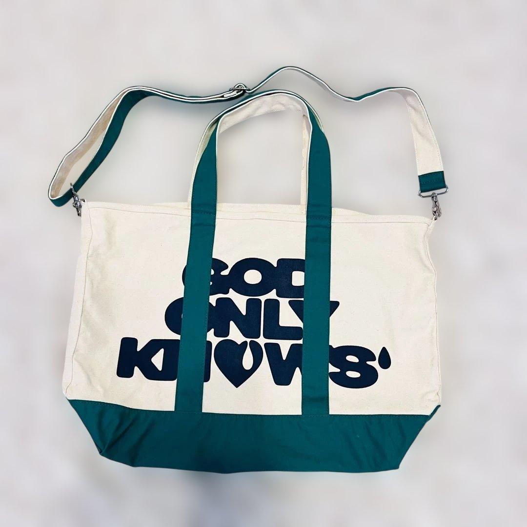 【極美品】GOD ONLY KNOWS トートバッグ 緑 岩田剛典　グリーン