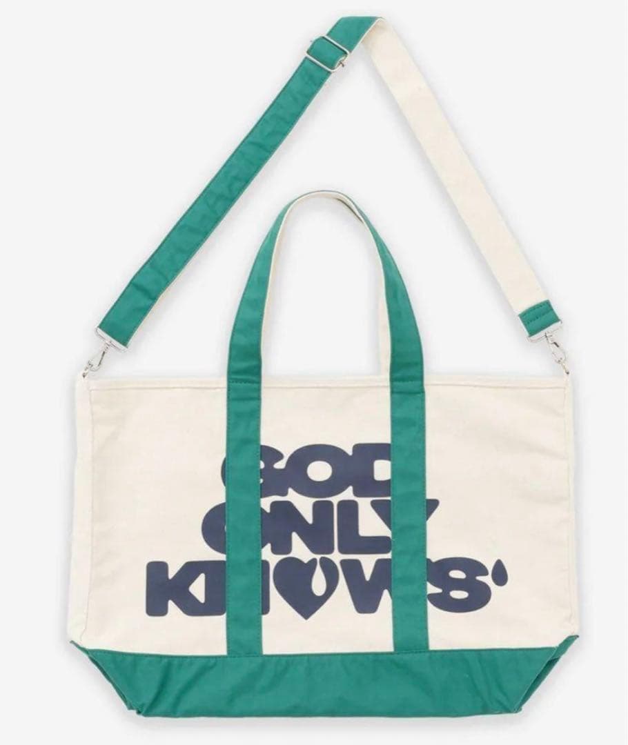 【極美品】GOD ONLY KNOWS トートバッグ 緑 岩田剛典　グリーン