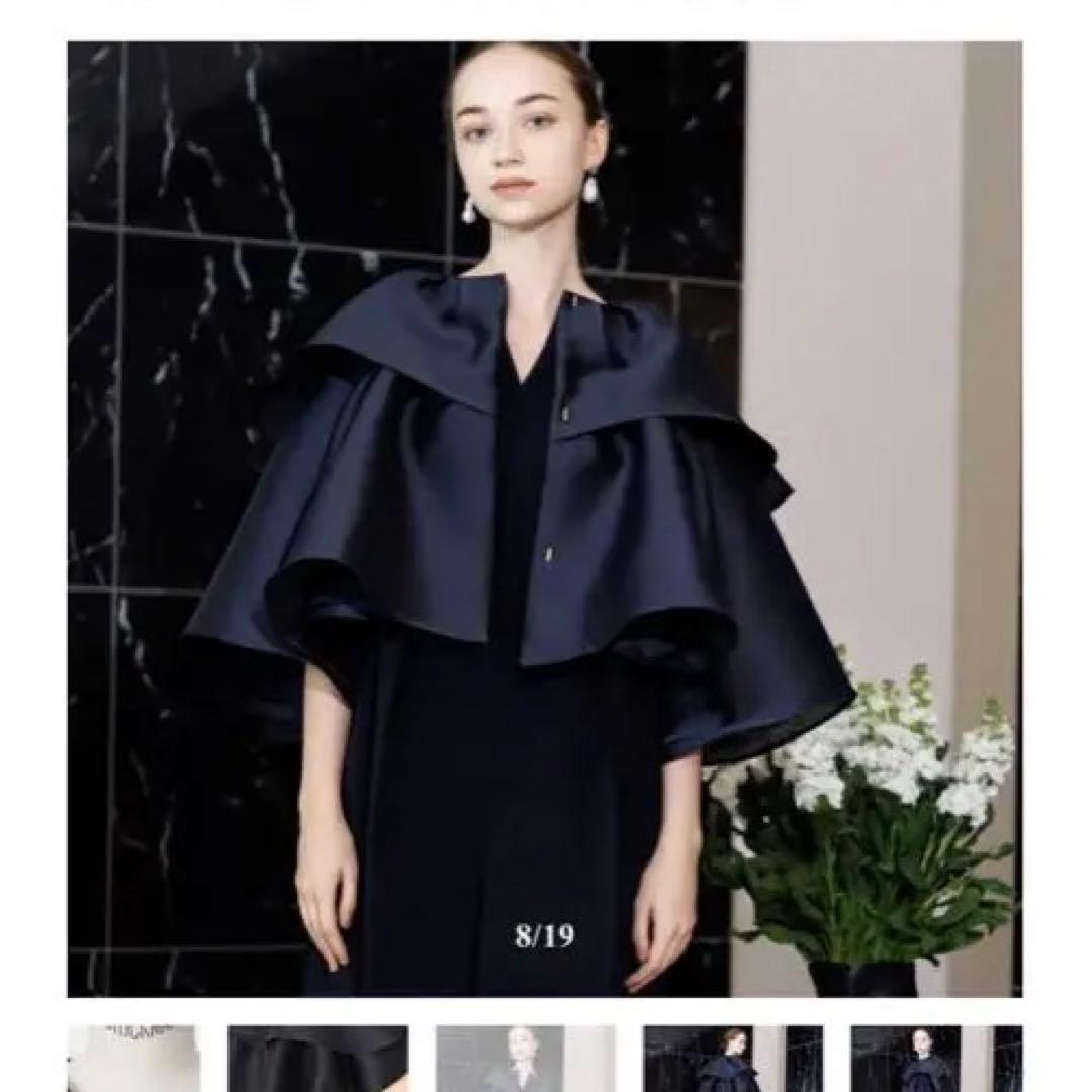 heve ラッフルジャケット ネイビー