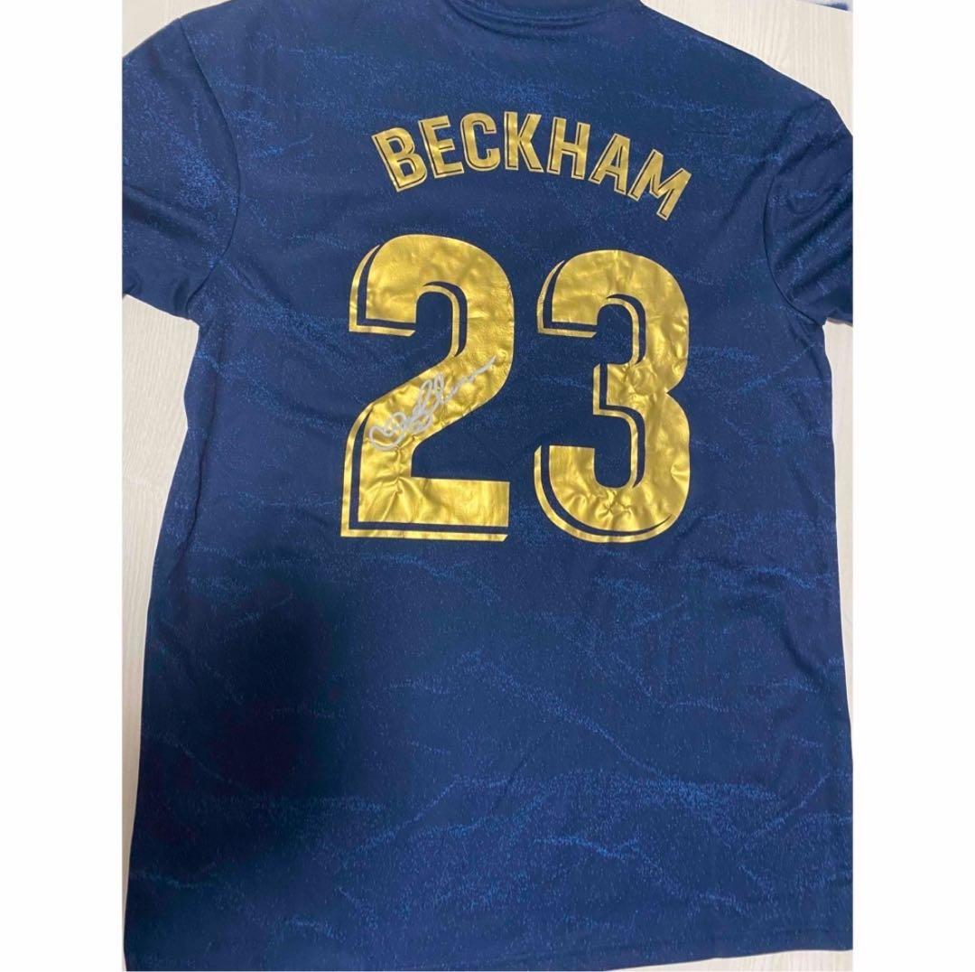 ベッカム　レアル・マドリード　サイン入りユニフォーム