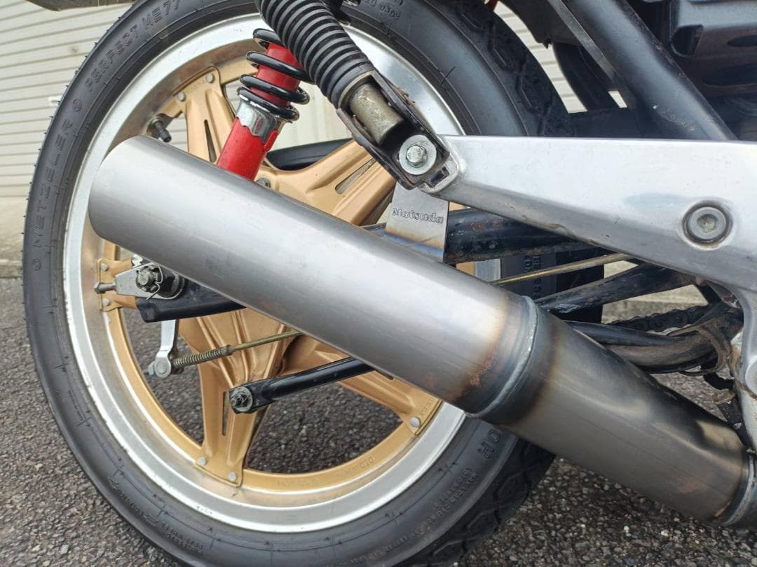 ホークⅢ ショート管 マフラー 無地　CB250N CB400N 【新品】