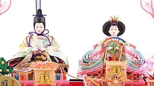 新品 2025年度新作 雛人形 ひな人形（親王飾り）清玉作 パールピンク