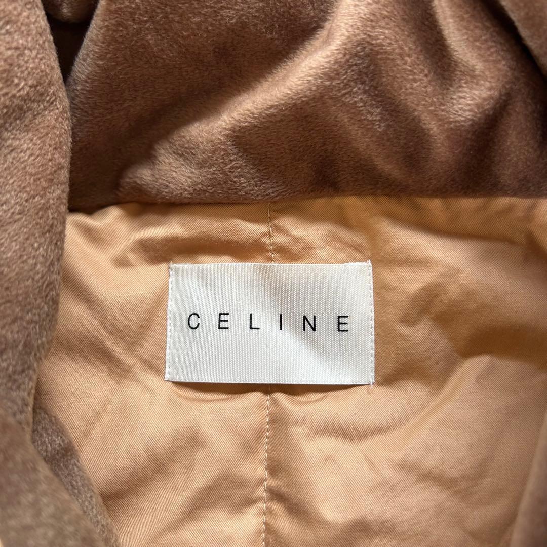 CELINE ダウンベスト マカダム柄 西川ダウン ショート丈 正規品 日本製