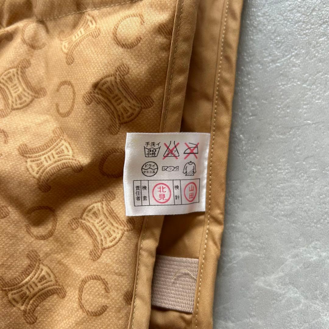 CELINE ダウンベスト マカダム柄 西川ダウン ショート丈 正規品 日本製