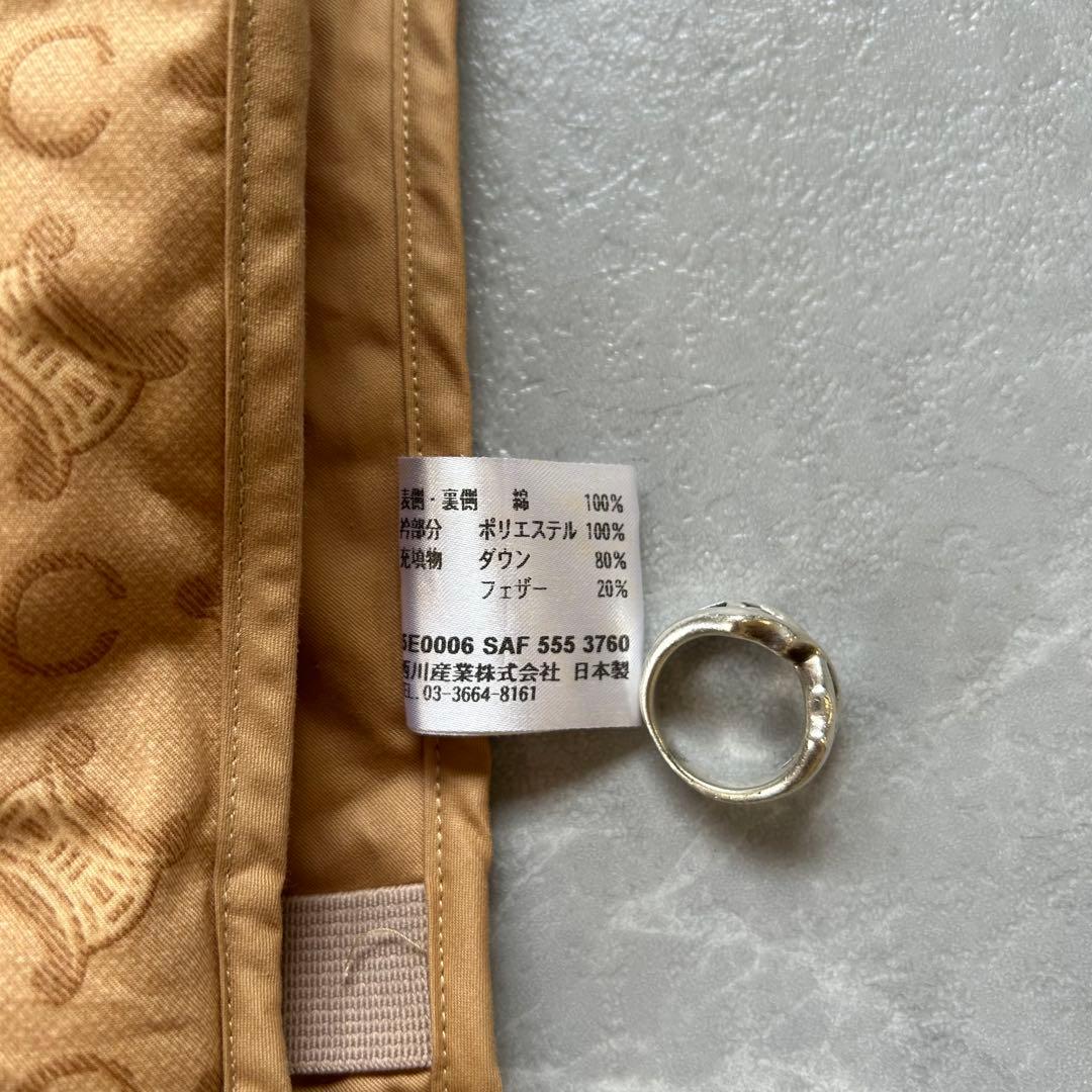 CELINE ダウンベスト マカダム柄 西川ダウン ショート丈 正規品 日本製