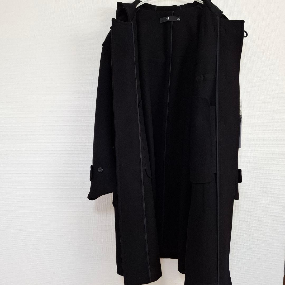 新品 UNIQLO +J オーバーサイズ ダッフルコート L ブラック