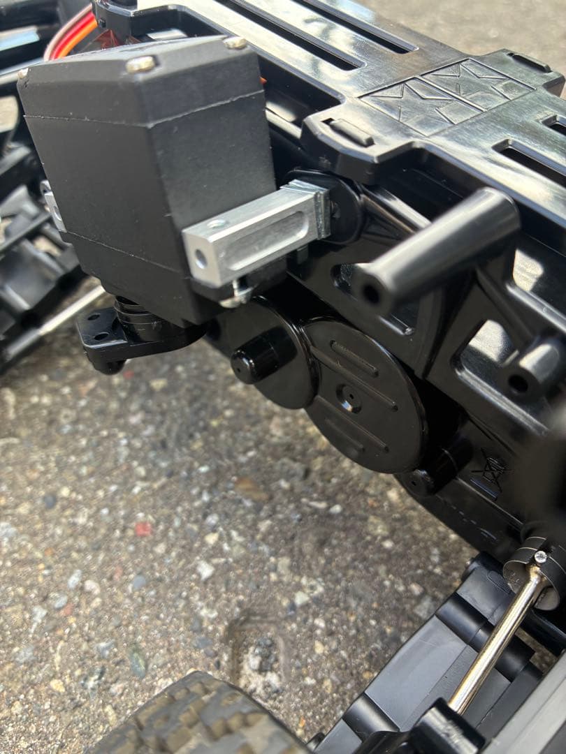 タミヤ GF-01 モーター付 18T ランドクルーザー 40 ボディ付