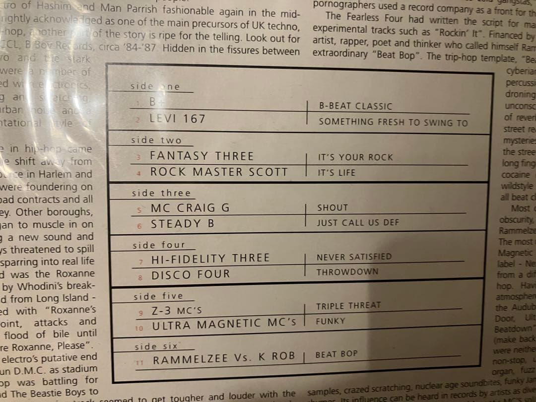 BEAT CLASSIC 3LPDepth Charge監修 オールドスクール