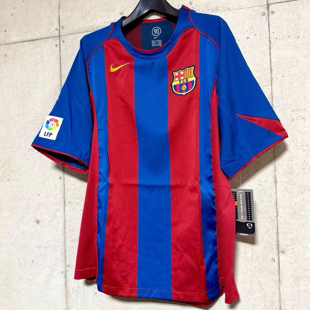 【新品/タグ付き】04/05 FCバルセロナ♯10 ロナウジーニョ 【Lサイズ】