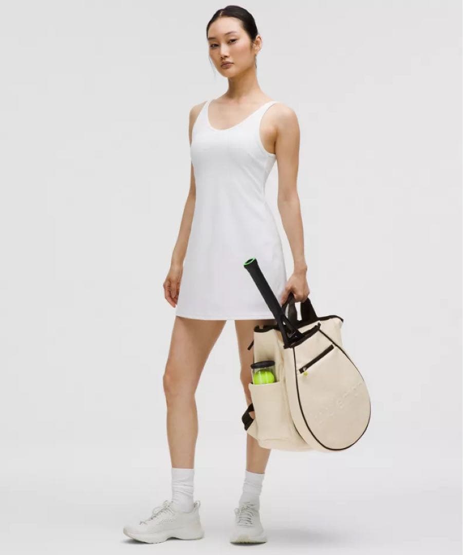 確実正規❗️lululemon ベージュバックパック　テニスラケットバッグ19L
