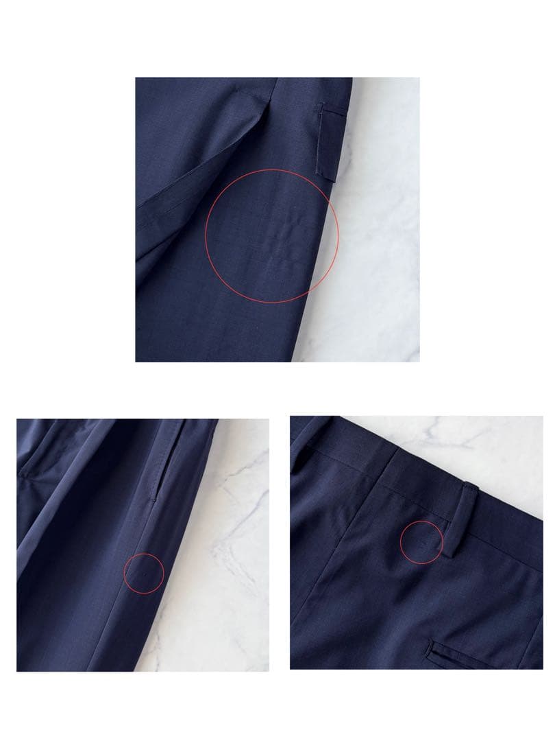 Kiton キートン キトン セットアップ スーツ ネイビー 紺 46 M程